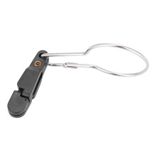 Snap-Freigabeclip mit Ring für Downrigger & Outriggers, Schwarz, 11,5 x 3,8 cm