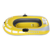 Langlebiges PVC aufblasbares Kanu Kajak zum Angeln & Treiben - 1 Sitz