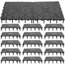 20 stück unterfilterplatte für aquarium pvc steckkombination schwarz