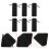 6Stk Schwarze Lippenstift Makeup Organizer Für Unterwegs 3
