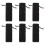 6Stk Schwarze Lippenstift Makeup Organizer Für Unterwegs 6