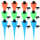12Pcs Automatic Bonsai Plant Watering Tools Assorted Color Durable PP 5
