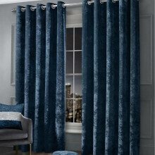 (Navy, 90" wide x 90" drop) Blackout Curtains- Premium Polyester Thermal Insulated Energy Saving Noise Reducing Set of 2 Rod Pocket Panels Block Sunlight 90 to 92% for