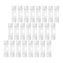 36Pcs Metal Vertical Blind Repair Vane Savers White Fixer Tabs