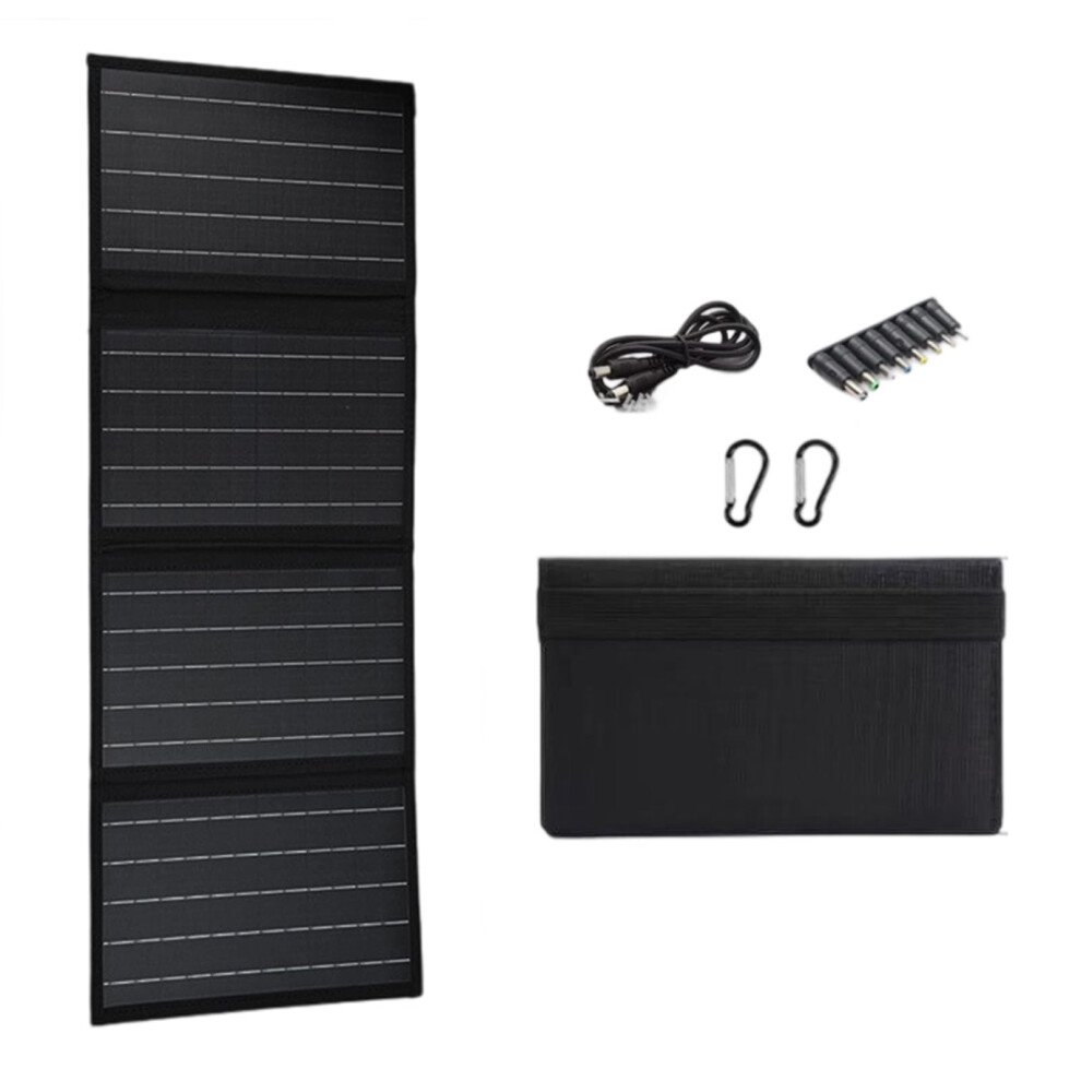 40W Folding Solar Panel Portable Power Supply Outdoor Charger Usb Compatible For Camping Emergency Charging Folding Device 9393856751754