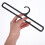 20Pcs Plastic Scarf Hanger Belt Tie Organizer Black Multipurpose Rack 4