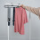 20Pcs Plastic Scarf Hanger Belt Tie Organizer Black Multipurpose Rack 11
