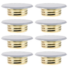 Concealed Fire Sprinkler Head Covers 8-Piece Metal Ceiling Cover Plates for Sprinkler Systems, Commercial Indoor Use