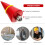 300g Vertical Hammer Plumb Bob Wire Hammer For Builders Plumbers 6