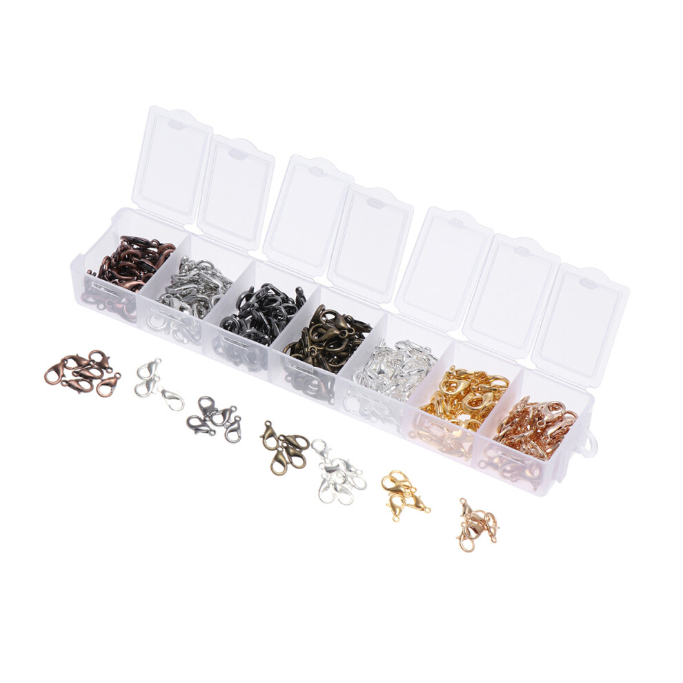 210 Pcs Lobster Spring Clasp Hook Clasps For Jewelry Making 3212264175258