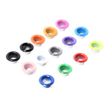 100 Pcs Air Eye Cuff Tag Cover Self Backing Eyelet Metal Eyelets