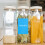 Raindrops  Thermal Printer Yellow Tape Paper Labels Box Sealing 5