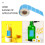 Raindrops  Thermal Printer Yellow Tape Paper Labels Box Sealing 7