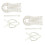 200pcs sewing paper templates for quilting, crafting, piercing 4