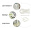 200pcs sewing paper templates for quilting, crafting, piercing 10