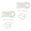 200pcs sewing paper templates for quilting, crafting, piercing 3