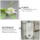 200pcs sewing paper templates for quilting, crafting, piercing 9