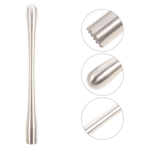 Stainless Steel Long Cocktail Muddler Bar Tool 2