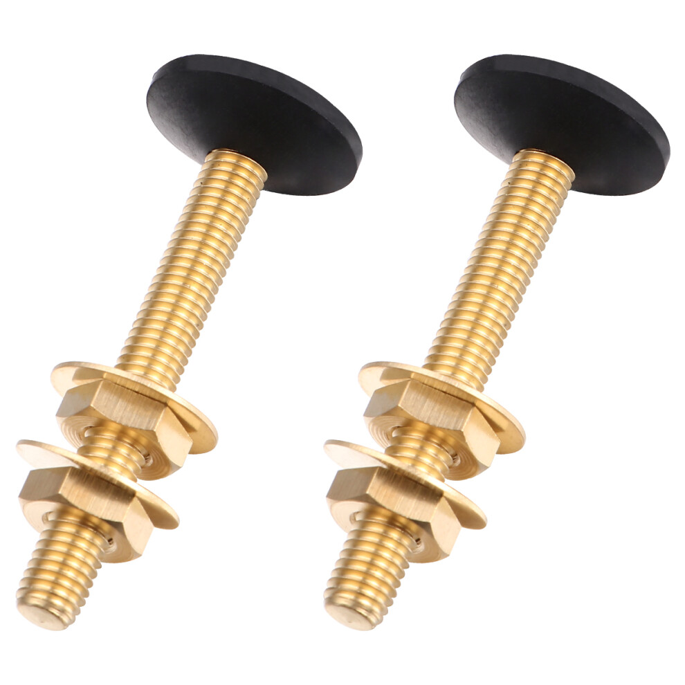 Brass Toilet Closet Bolts With Nuts And Washers For Two Piece Toilet 3212264183789