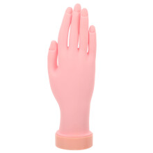 bendable fake nail training hand model for nail art practice