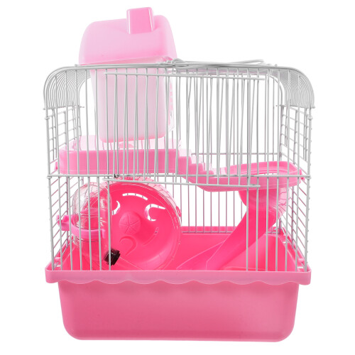 Hamster Activity Toy Hamster Cage Plastic Pink 1pack