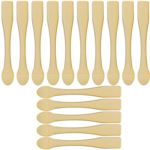 15 plastic crèmelepels, draagbaar voor make-up en lotion 2