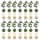 1 Pack Bruiloft Confetti Grijs Groen Blad Verlovingsfeest 4
