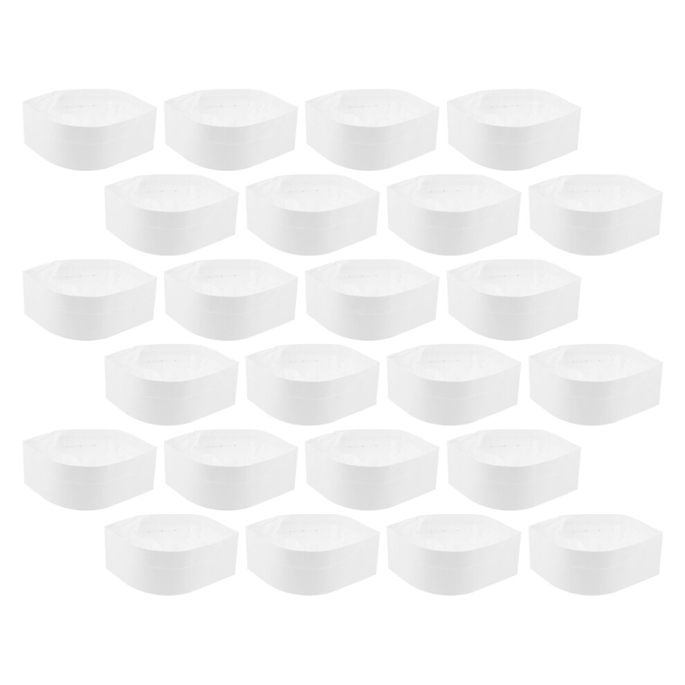 50Pcs Disposable Paper Chef Hats For Cooking Food Service Kitchen 3212264100892
