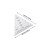 2 Pcs Clear Ruler Quilting Ruler Quilting Accessory 16.5x13.5cm 2