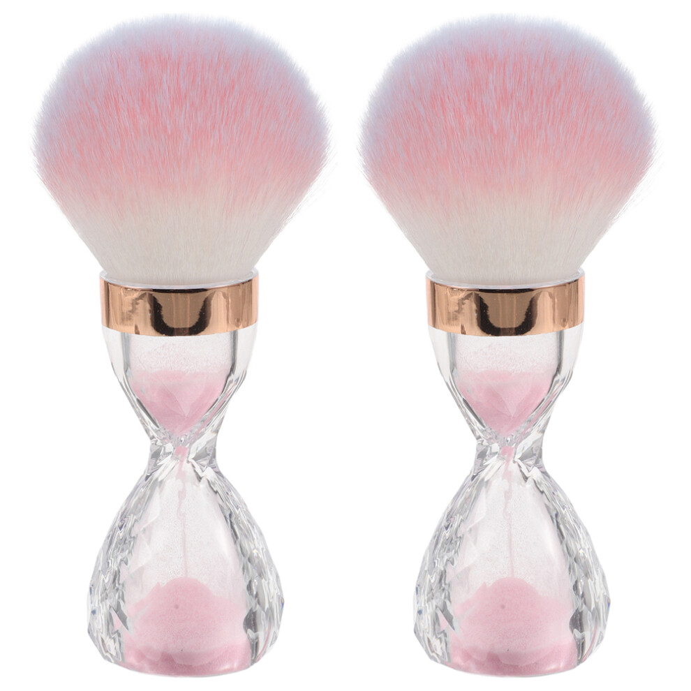 Aboofan 2Pcs Nail Dust Brush For Acrylic Nails Manicure Tool