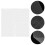 Raindrops Dissolving Fabric For Embroidery White Cloth 1 Roll 10