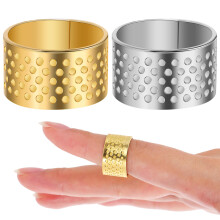 Hand Sewing Supplies Thimble Rings Round 2pcs