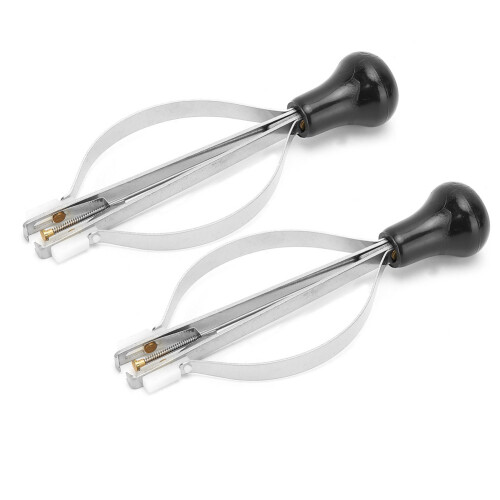 2PCS Edelstahl Haustier Läuse Entferner Floh Clip 2
