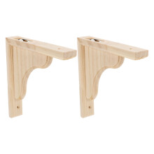 1pc Wood Corbels Unfinished Shelf Brackets for Cabinet Shelves