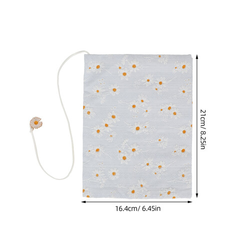 Washable Book Cover Fabric Notebook Sleeve 1