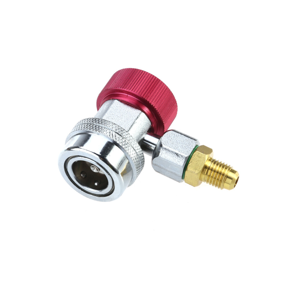 2Pcs Auto Ac R134a Quick Coupler Connector Adapter 3212292609923