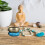 Buddha Sound Bowl Cushion Nepal Handmade 10