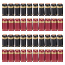 100pcs Heat Shrink Capsules for Wine Bottles Straight Mouth