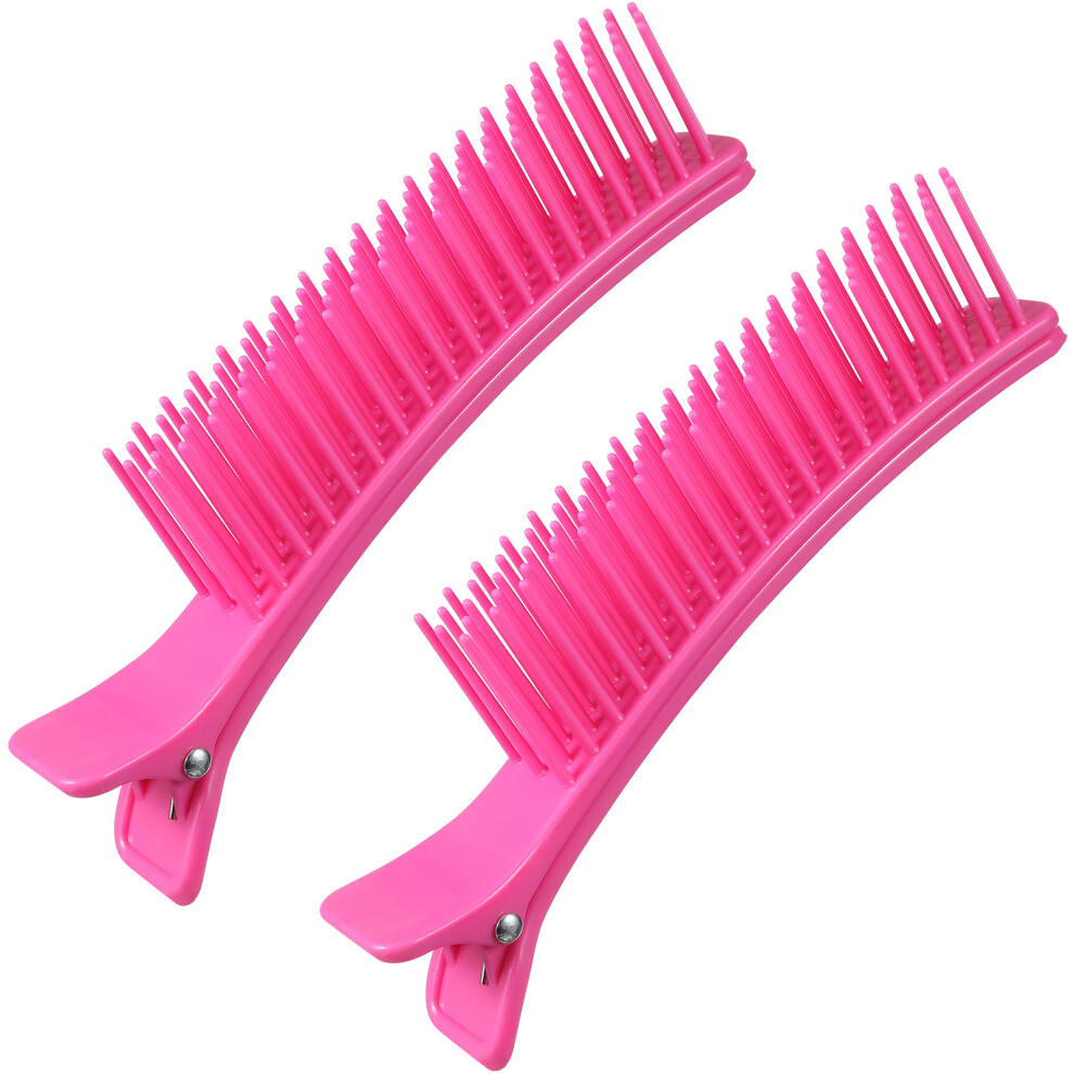 Totority Unisex 2Pcs Multi Function Hairdressing Clips For Cutting Dying Styling