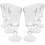 6pcs Clear Drinking Glassware Set For And Wine Storage 6
