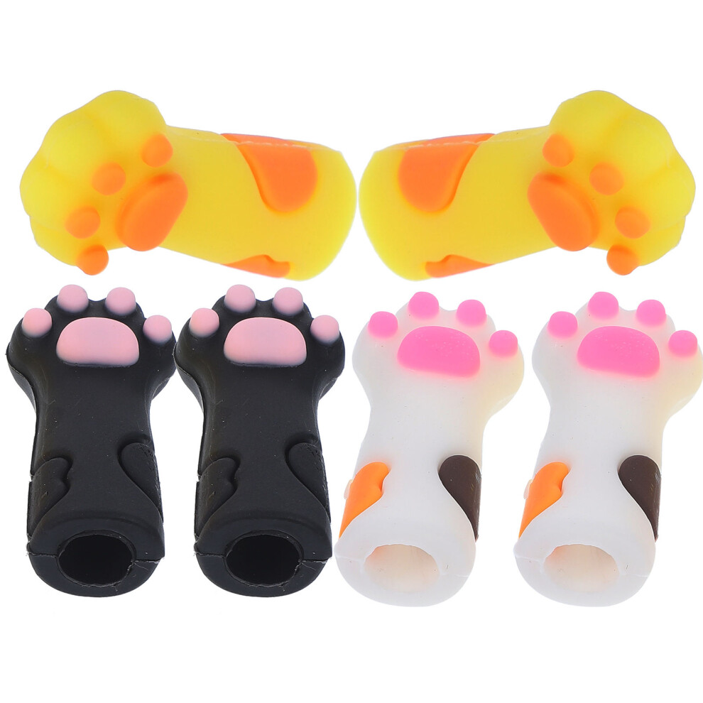 Photos - Manicure & Pedicure Tools 6pcs Silicone Cuticle Nipper Covers Protective Sleeves