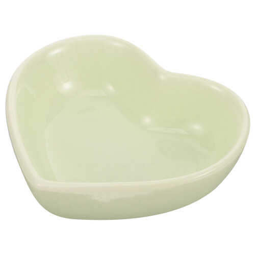 Heart Shaped Ceramic Hamster Bowl Water Bowl Supply 2