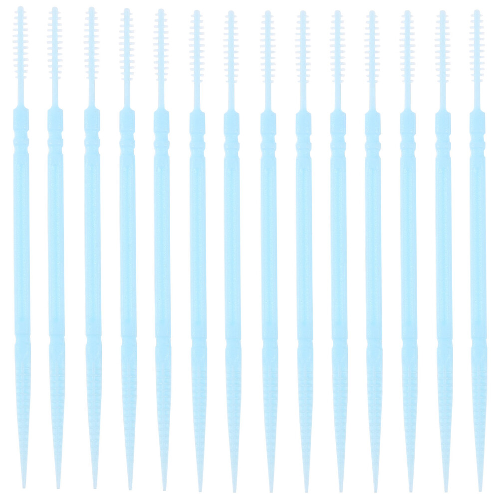 Vaguelly 1060Pcs Disposable Plastic Toothpicks Double-Head Interdental Cleaners
