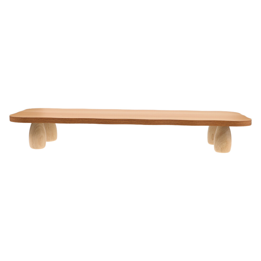 Wooden Desktop Organizer Shelf For Laptop Monitor Stand 3212212542590