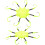 2pcs Fluorescent Squid Hook Glow in Dark 10