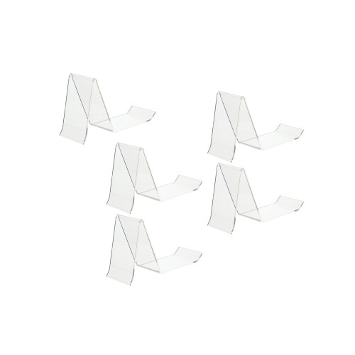 Shoe Display Stand Acrylic Transparent For Men 5pcs 2
