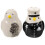 2pcs Ceramic Penguin Salt Shaker Jar Spice Container 1