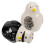 2pcs Ceramic Penguin Salt Shaker Jar Spice Container 11
