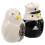 2pcs Ceramic Penguin Salt Shaker Jar Spice Container 10