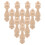 10pcs Decorative Baluster For Home Decor 7.5x1.8x1.8in 10